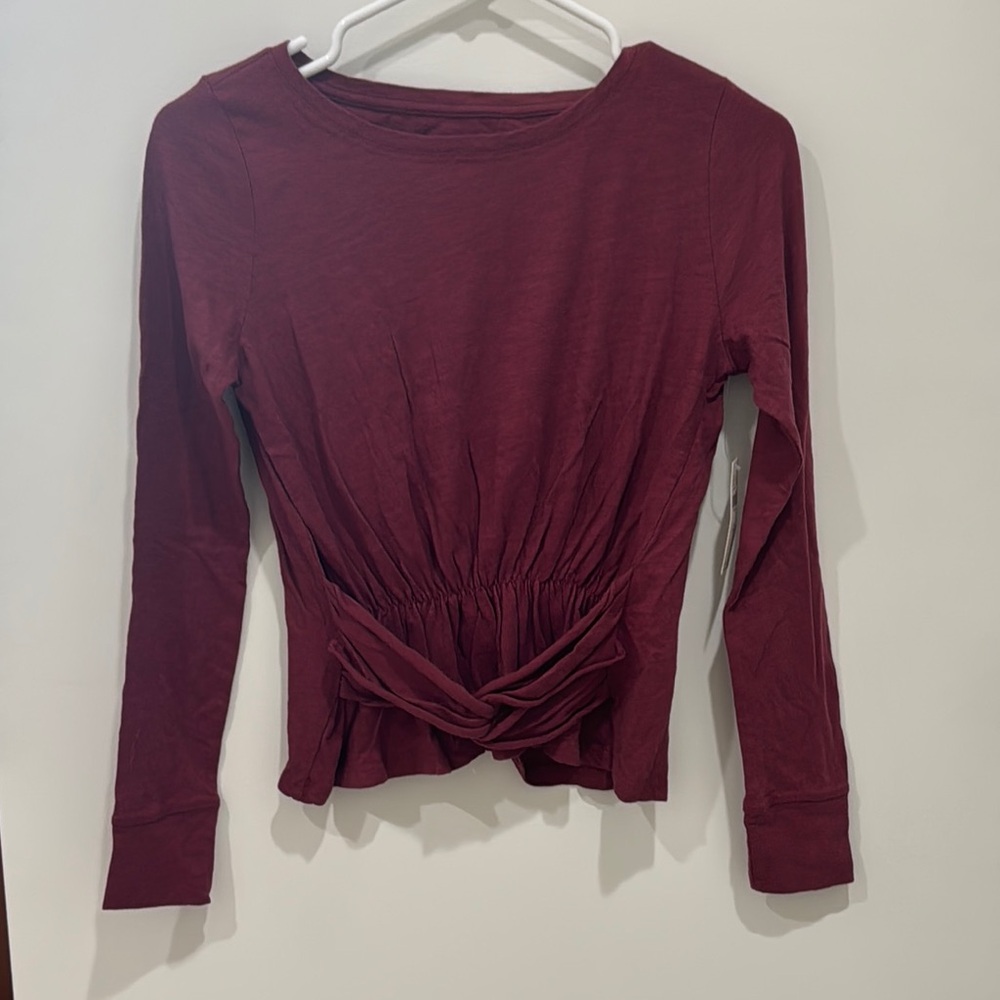 Pilcro Cropped Long Sleeve
